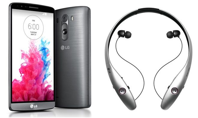 LG จับมือ Harman/Kardon ทำหูฟังบลูทูธแบบคล้องคอ Tone Infinim คู่กับ LG G3 โดยเฉพาะ