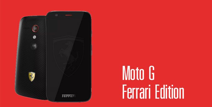 เผยโฉม Moto G Ferrari Edition เริ่มวางขายที่เม็กซิโกเดือนมิถุนายนนี้