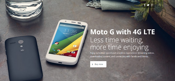 Motorola ประกาศเปิดตัว Moto G รุ่น 4G LTE ที่มาพร้อมกับช่องเสียบ microSD Card