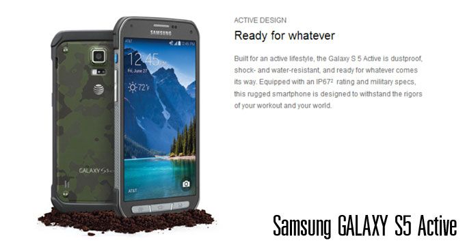 วางขายแล้ว Samsung GALAXY S5 Active ผ่านเครือข่าย AT&T ในสหรัฐอเมริกา