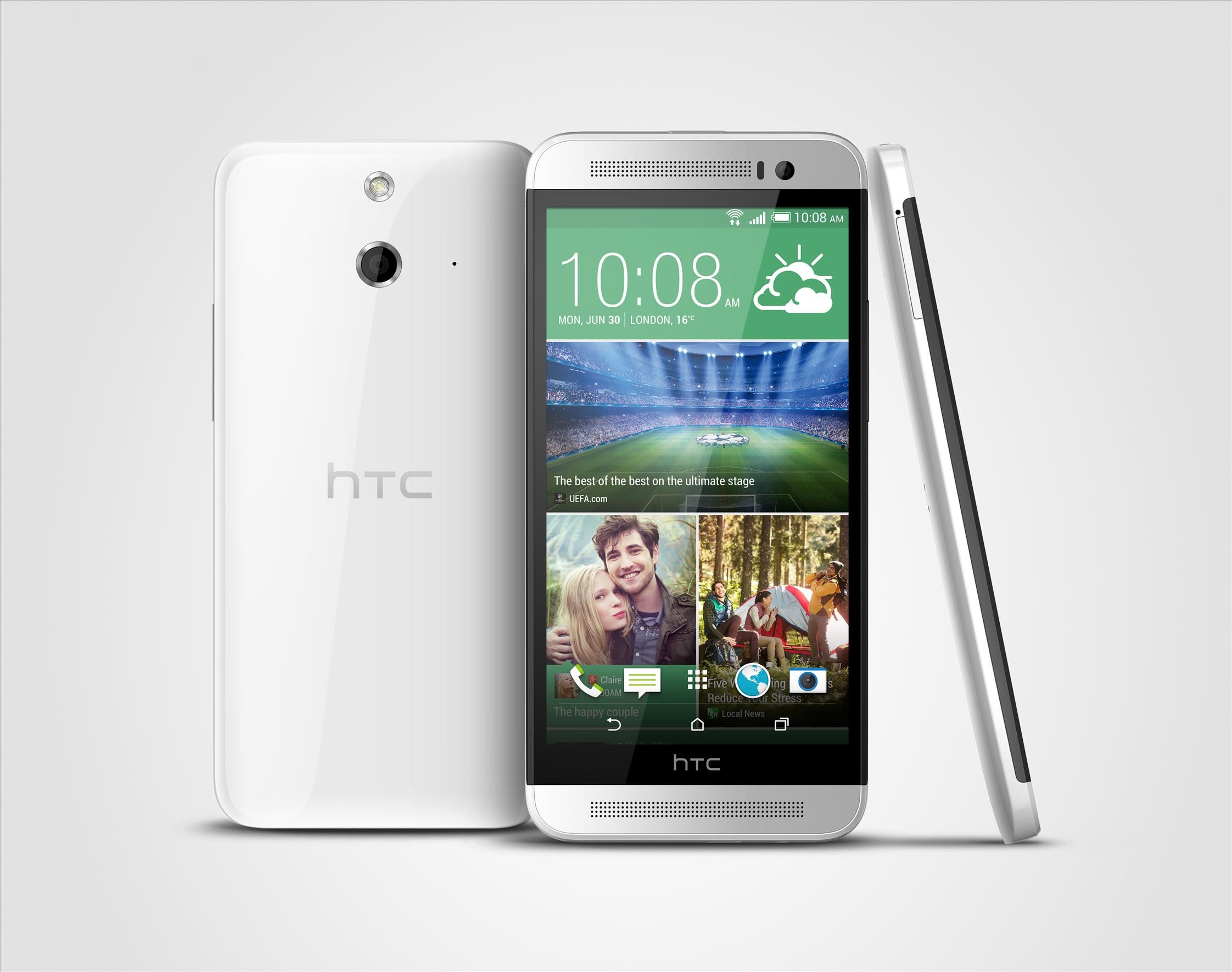 HTC เปิดตัว HTC One E8 สมาร์ทโฟนสเปคเรือธงในร่างพลาสติก