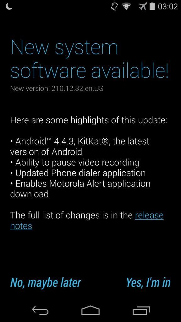 Moto G และ Moto X อัพเดท Android 4.4.3 เรียบร้อย