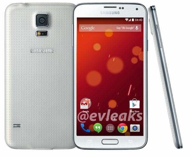เผยภาพหลุด Galaxy S5 Google Play Edition เอาใจคนรัก Vanilla Android