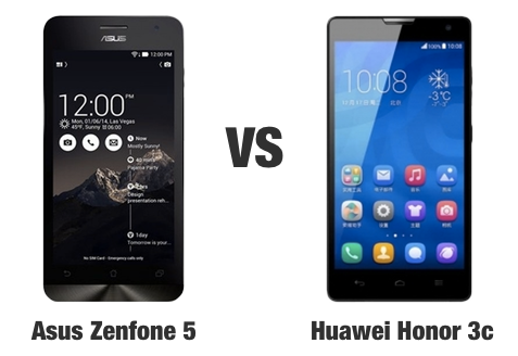 เปรียบเทียบ Asus Zenfone 5 vs Huawei Honor 3c ซื้อตัวไหนดี?