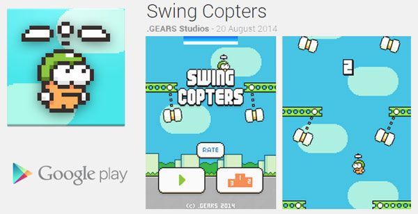 รีวิว Swing Copters เกมเดียวที่จะทำให้คุณร้อง @#$%# เจ้าของเดียวกับ Flappy Bird
