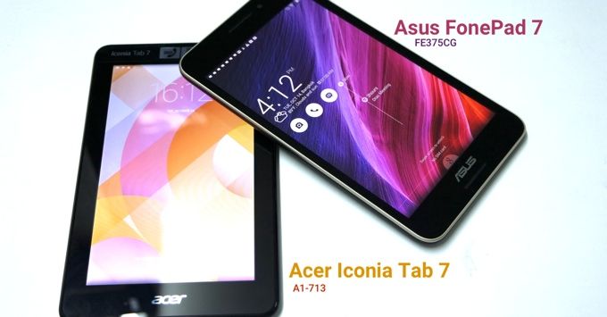 ลองจับ Acer Iconia Tab 7 และ Asus FonePad 7
