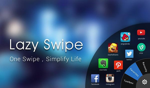 Review : Lazy Swipe เรียกเมนูลัดได้ง่ายๆ ด้วยการ “ปัด”