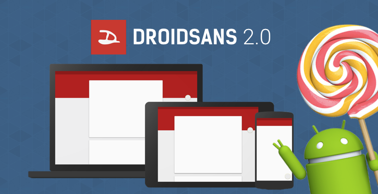 Droidsans 2.0 ดีไซน์ใหม่ต้อนรับปีใหม่ไทย พร้อมรองรับมือถือ
