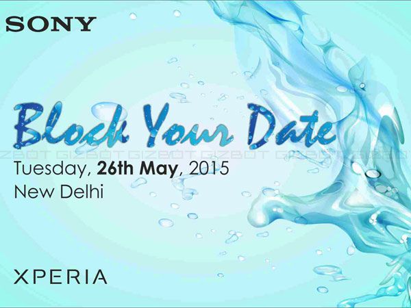Sony อินเดียร่อนบัตรเชิญสื่อร่วมงาน 26 พฤษภานี้ คาดเปิดตัว Xperia M4 Aqua และมือถือใหม่อีกรุ่น