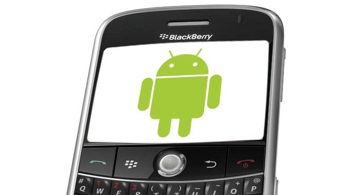 BlackBerry อาจเปลี่ยนมาใช้ Android ในสมาร์ทโฟนรุ่นใหม่ ที่จะมาพร้อมสไลด์คีย์บอร์ด
