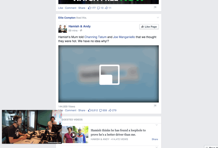 Facebook ทดสอบฟีเจอร์ใหม่แยกหน้าต่างวิดีโอ ให้คุณชมคลิปพร้อมเช็ค Newsfeed ได้พร้อมกัน