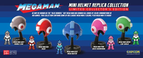 Capcom เอาใจสาวก วางขายหมวก Mega Man (Rock Man) 5 สี 5 แบบ