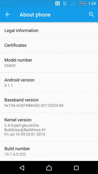 Xperia Z รุ่นแรกและเพื่อนพ้องร่วมสายเลือดเริ่มได้อัพเดต Android 5.1 แล้ว