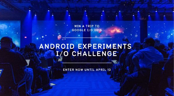 Android Experiments จัดงาน Android Experiments I/O Challenge เพื่อแจกตั๋วงาน I/O ให้นักพัฒนาแอนดรอยด์