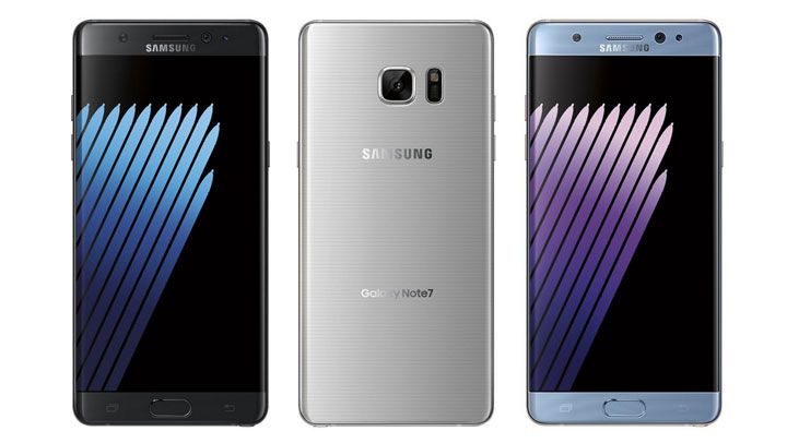 หลุดภาพเรนเดอร์ Galaxy Note 7 เผยโฉมครบ 3 สี ดำ Black Onyx, เงิน Silver Titanium, ฟ้า Blue Coral