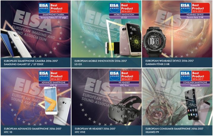 ประกาศรางวัล EISA Award Samsung, Huawei, LG, HTC และ Garmin คว้ารางวัลสายอุปกรณ์พกพา