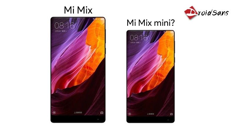 หลุดภาพ Xiaomi Mi Mix รุ่น mini ขนาดหน้าจอ 5.5 นิ้ว อาจมีการเปิดตัวก่อนสิ้นปี