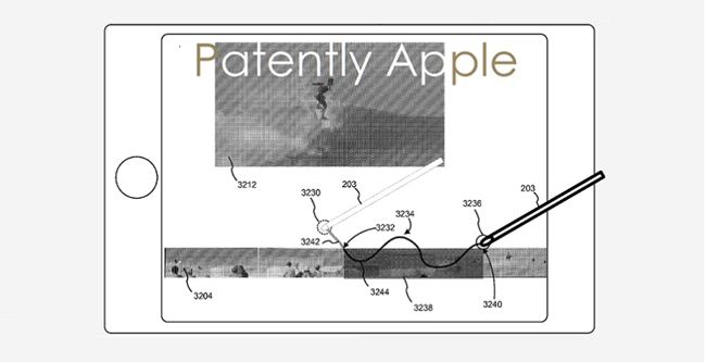 เผย Apple ยื่นขอจดสิทธิบัตรให้ iPhone (8) รองรับ Apple Pencil