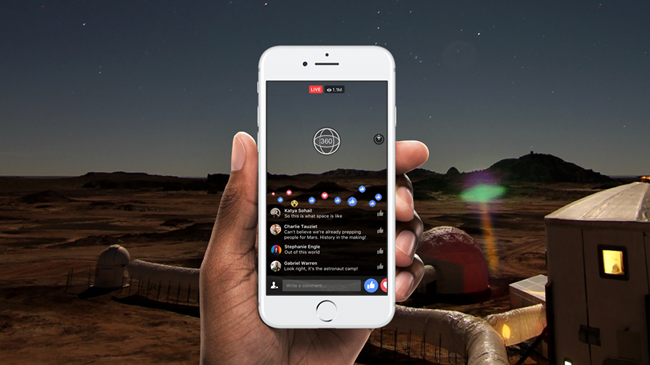 Facebook เตรียมเพิ่มความสามารถในการ LIVE วิดีโอแบบ 360 องศา
