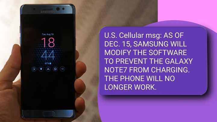 ลงดาบ!! Galaxy Note 7 ในสหรัฐอเมริกาจะชาร์จไม่เข้า เริ่มต้นวันที่ 15 ธันวาคม นี้