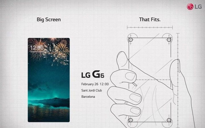 LG ปล่อยทีเซอร์ดีไซน์ G6 จอใหญ่ ไร้ขอบ บนจดหมายเชิญงานเปิดตัวที่ Mobile World Congress