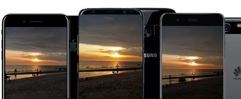 เปรียบเทียบกล้อง 3 สมาร์ทโฟนเรือธง Samsung Galaxy S8, iPhone 7 และ Huawei P10