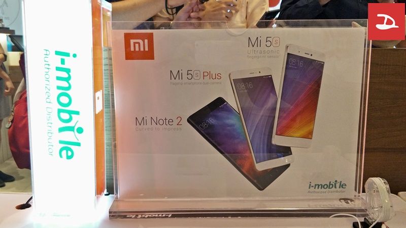 Xiaomi มาแล้ว ปูพรมวางขายทีเดียว 3 รุ่น Mi Note 2, Mi 5s Plus และ Mi 5s จัดจำหน่ายโดย i-mobile