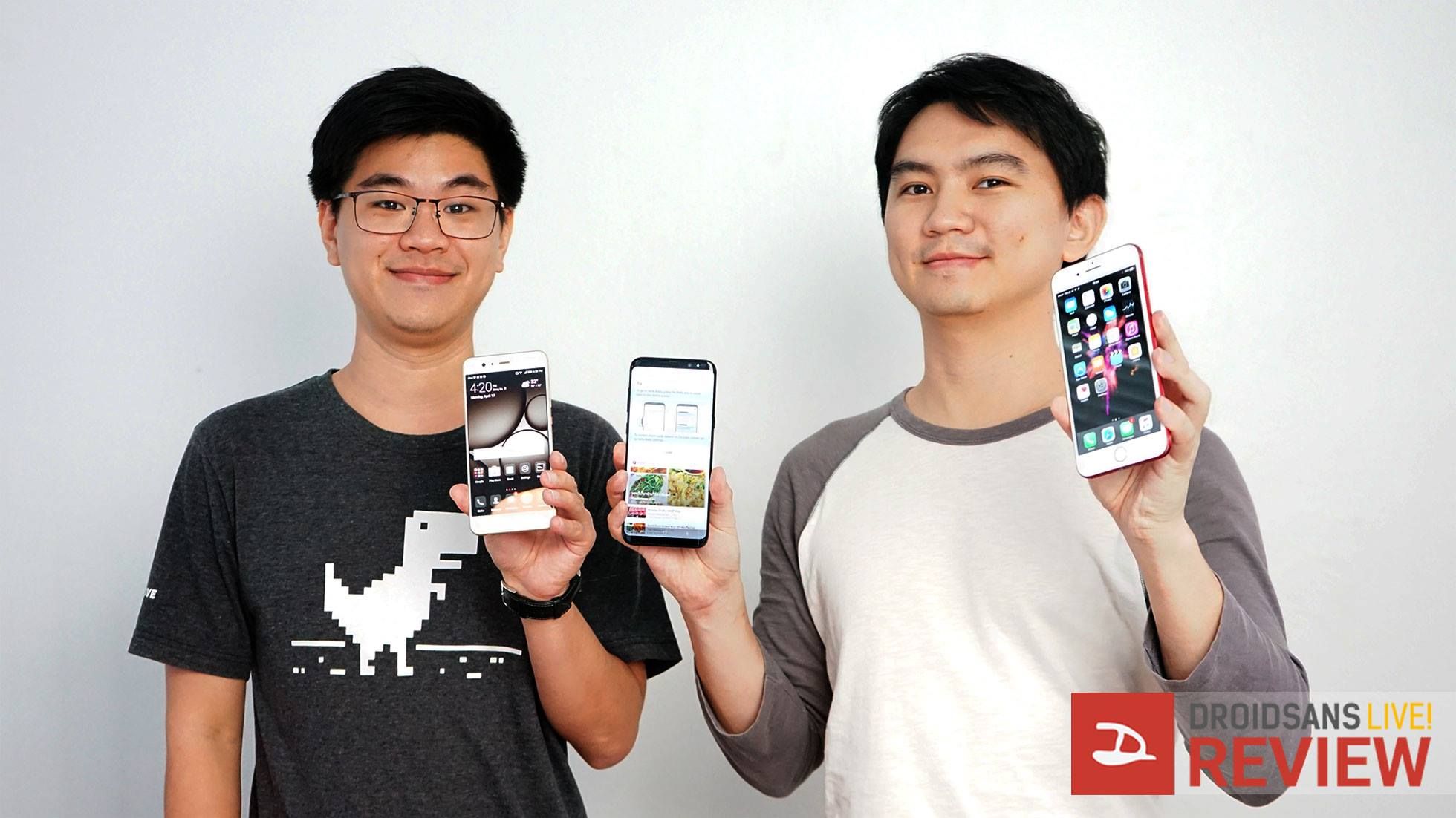 Droidsans Live Review : Galaxy S8+ vs Huawei P10 Plus vs iPhone 7 Plus
