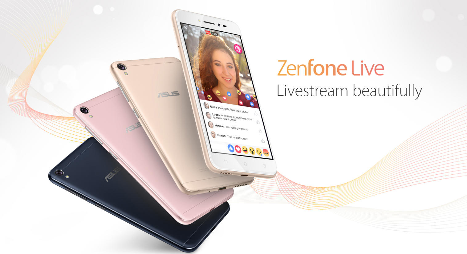 ASUS Zenfone Live เปิดราคา 4,990 บาท ชูจุดขาย BeautyLive จะเปิด Live บน Facebook, YouTube ก็หน้าเนียนใส