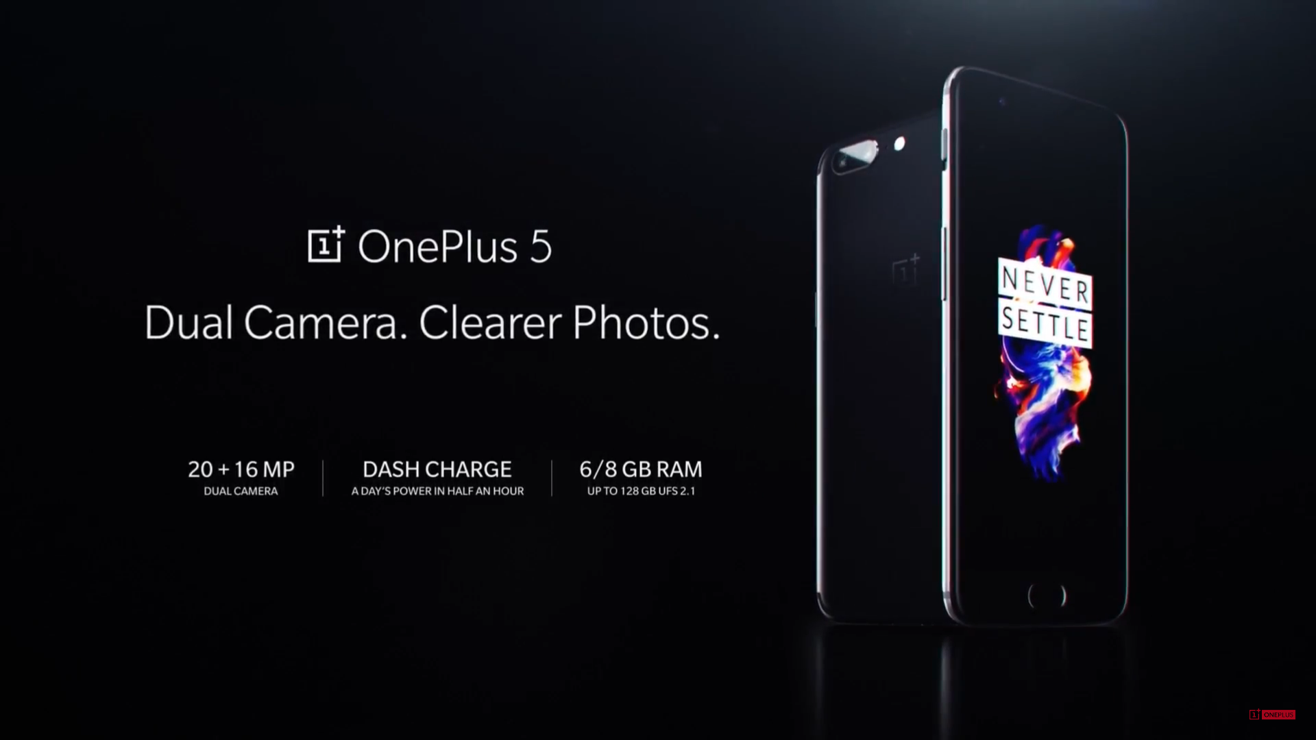 OnePlus 5 เปิดตัวอย่างเป็นทางการ มาพร้อมชิป Snapdragon 835 กล้องหลังคู่ 16 + 20 ล้านพิกเซล ราคาเริ่มที่ $479