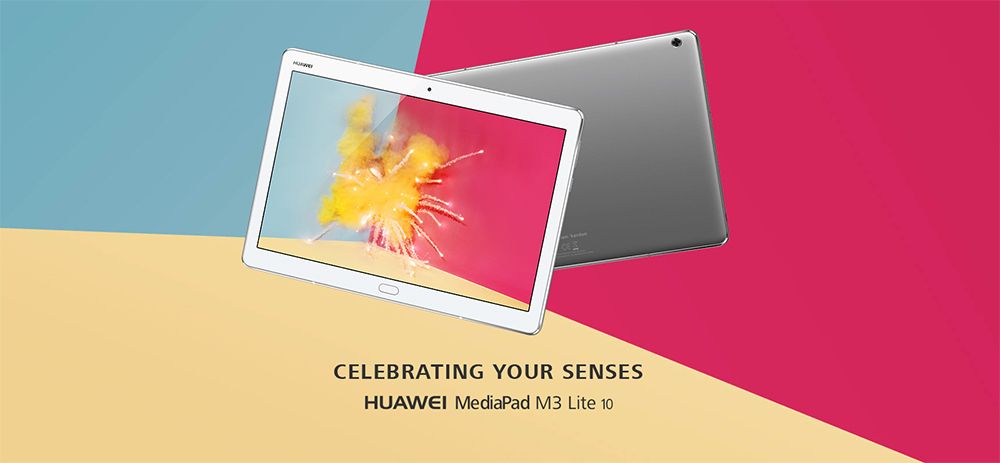 Huawei เปิดตัว MediaPad M3 Lite 10 แท็บเล็ทสเปคกลาง มาพร้อมลำโพง Harman/Kardon 4 ตัว
