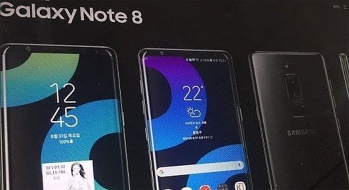 หลุดภาพ Galaxy Note 8 พร้อมข่าวเลื่อนวันเปิดตัวออกไปเป็นช่วงปลายเดือนกันยายน