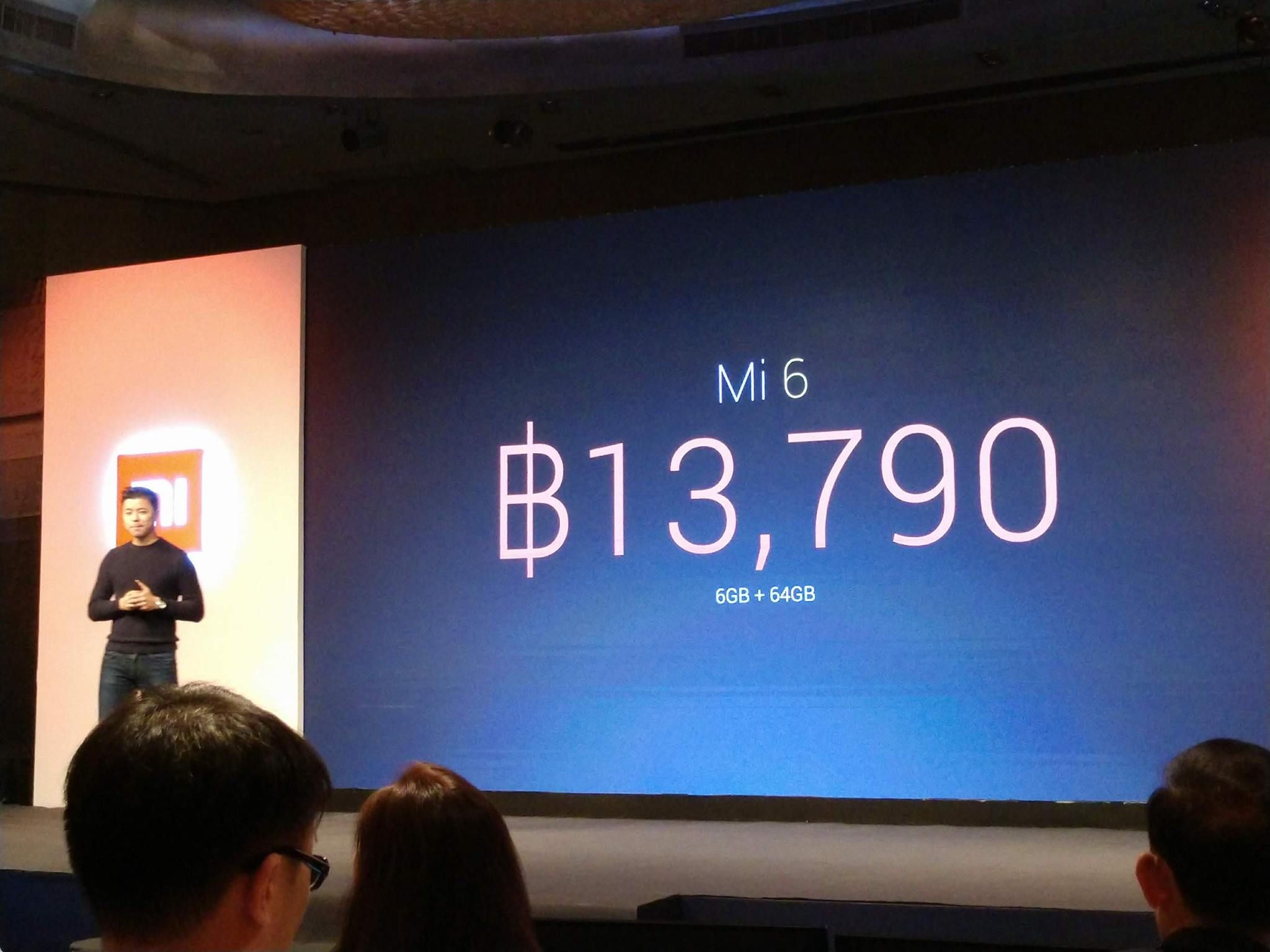 Xiaomi นำเรือธงบุกไทยด้วย Mi 6 ราคาเริ่ม 13,790 บาท, Redmi Note 4 ราคา 6,790 บาท, พร้อมขายผลิตภัณฑ์อื่นๆ ด้วย