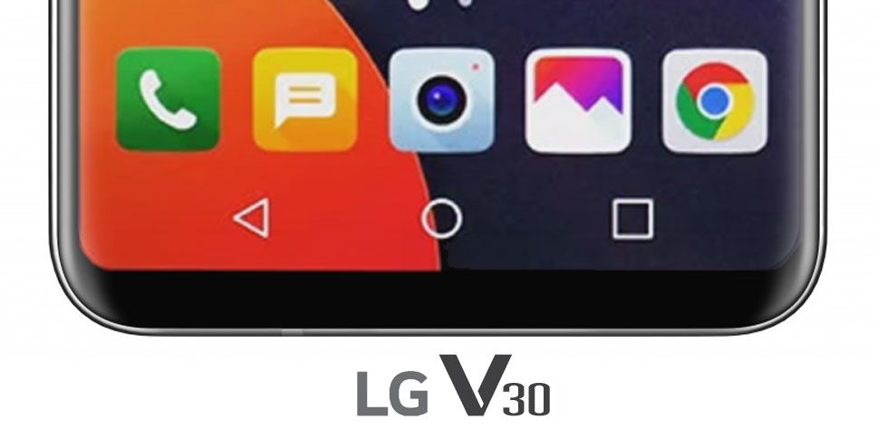 LG ปล่อยภาพขอบล่างของ V30 มาพร้อมหน้าจอ OLED FullVision display ขอบข้างโค้ง