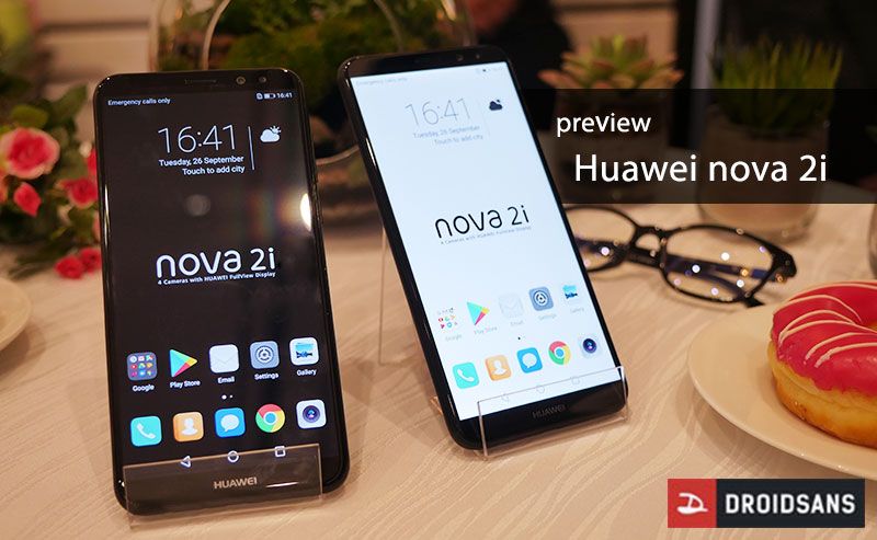[Preview] พรีวิว Huawei nova 2i มือถือ 4 กล้อง จอยาวขอบบาง ในราคา 10,900 บาท
