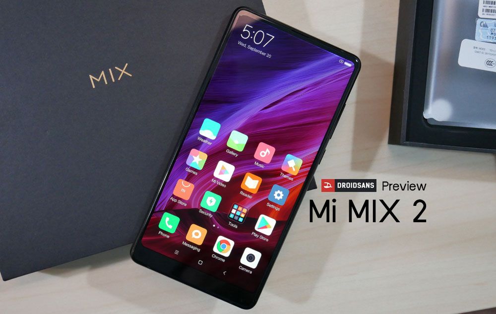 [Preview] พรีวิว Mi MIX 2 แกะกล่องลองสัมผัสมือถือไร้ขอบรุ่นที่ 2 จาก Xiaomi