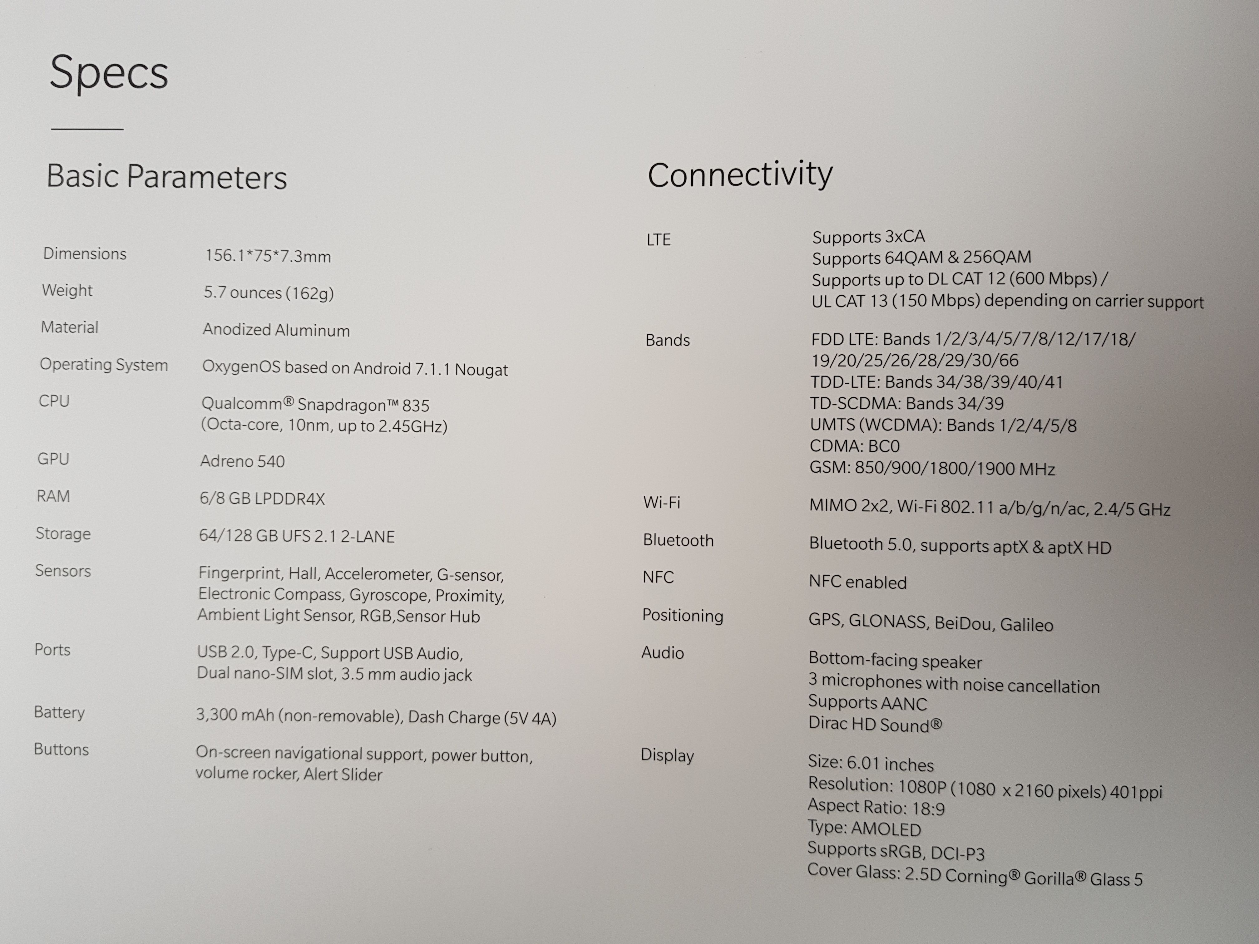 หลุดหมดเปลือก.. หลุดตัวเครื่องและรายละเอียดของ OnePlus 5T แบบเต็มๆ ก่อนงานเปิดตัว