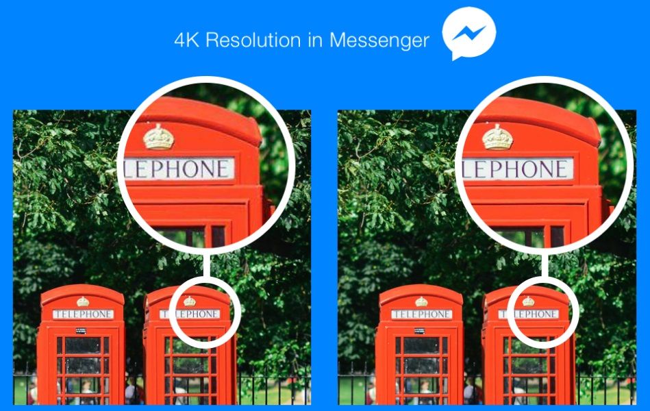 Facebook Messenger เพิ่มความละเอียดรูปภาพที่ส่งภายในแอปเป็นระดับ 4K