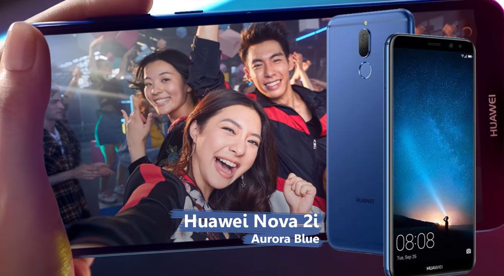 Huawei เตรียมวางจำหน่าย Nova 2i สีฟ้า Aurora Blue ในช่วงเทศกาลคริสมาสต์