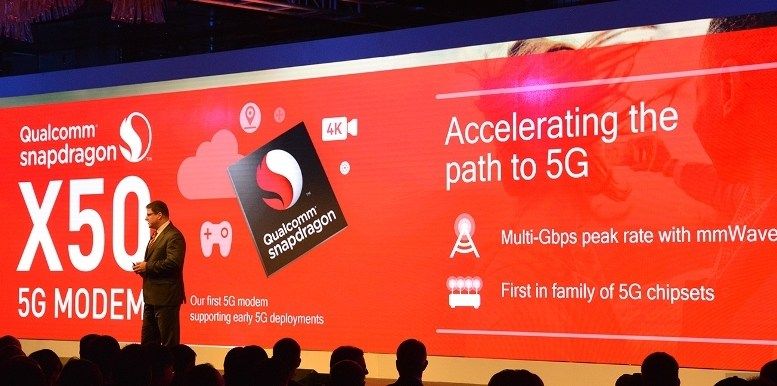 [5G] Qualcomm เผยปี 2019 จะมีมือถือใช้ชิป Snapdragon X50 ที่รองรับ 5G จาก 18 แบรนด์ชั้นนำ