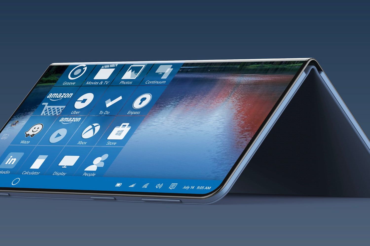 Microsoft จดสิทธิบัตรบานพับยึดหน้าจอ คาดเตรียมใช้ใน Surface Phone