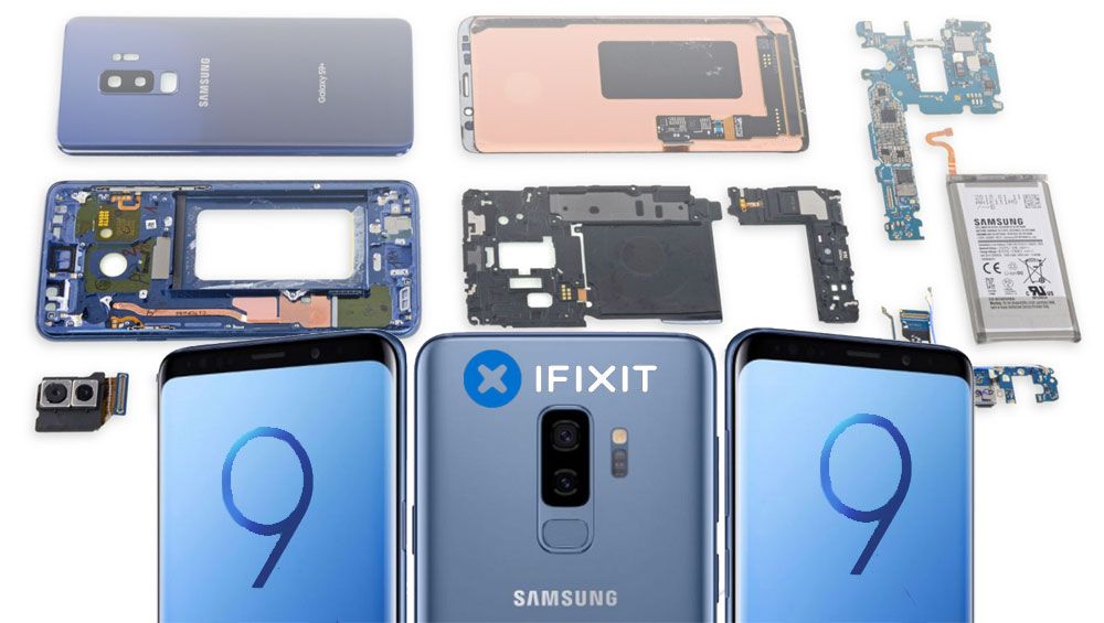 Galaxy S9+ โดน iFixit แกะดูทุกชิ้นส่วน เผยชิปเซ็ตภายใน ให้คะแนนซ่อม 4 เต็ม 10