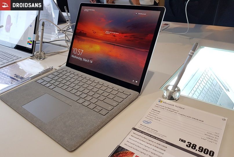 Microsoft พร้อมวางจำหน่าย Surface Book 2 และ Surface Laptop ในประเทศไทยแล้ว เริ่มต้นที่ 34,900 บาท