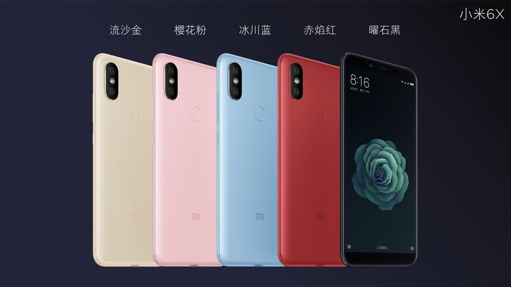 เปิดตัว Xiaomi Mi 6X (Mi A2) สเปคจัดเต็มชิป Snapdragon 660 หน้าจอ 18:9 และกล้องคู่ ในราคาเริ่มต้น 8,000 บาท