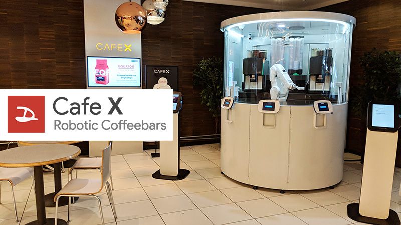 แวะเยี่ยมชม CafeX ร้านกาแฟที่บริการด้วยหุ่นยนต์