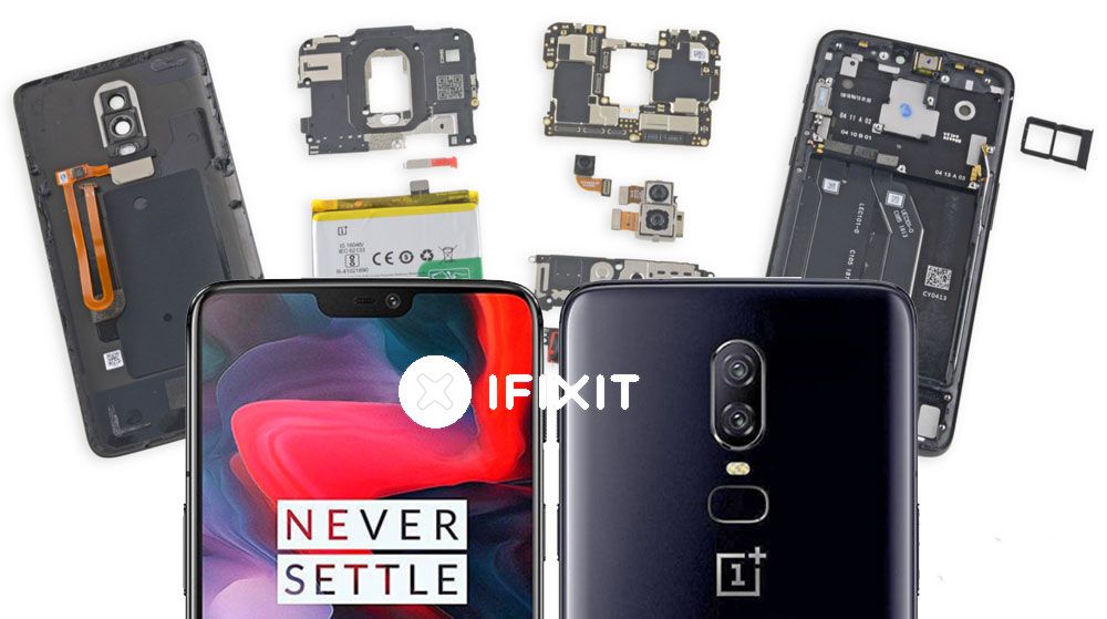 iFixit ลองแงะแกะ OnePlus 6 เผยฝาหลังและแบตเตอรี่แกะง่าย แต่บางส่วนซ่อมยากกว่าเดิม