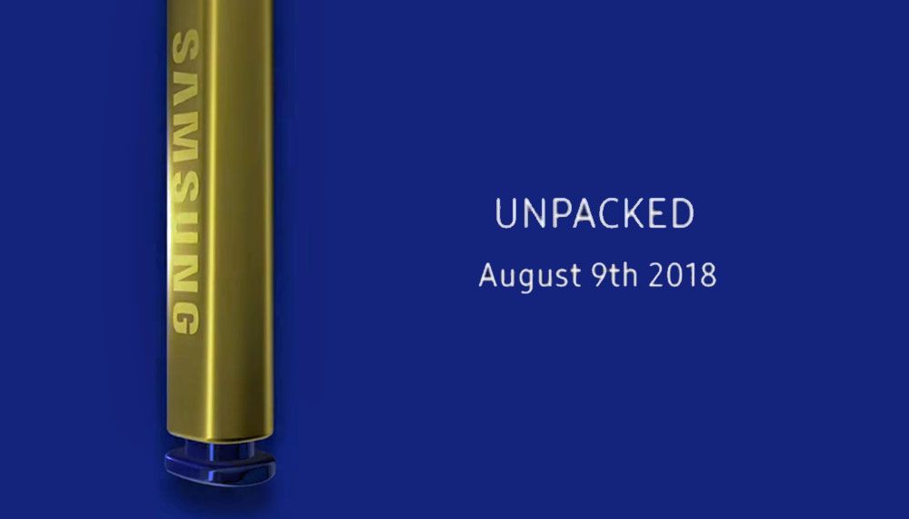 กำหนดคลอดแล้ว Galaxy Note 9 พร้อมเผยโฉมในวันที่ 9 สิงหาคมนี้ ในงาน Samsung Unpacked 2018