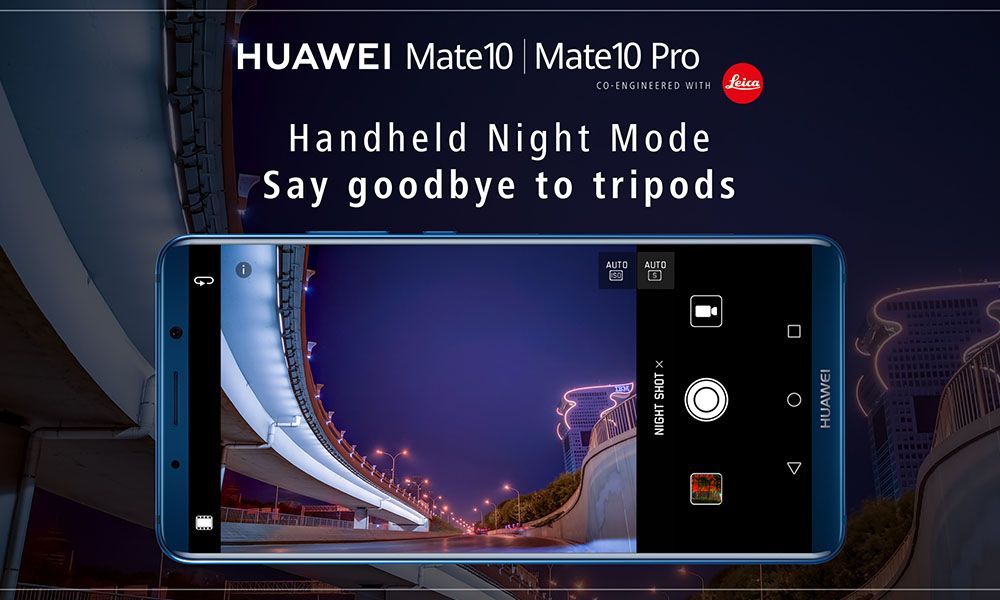 Huawei ประกาศทยอยอัพเดทฟีเจอร์กล้อง Night Mode ให้ตระกูล Mate 10