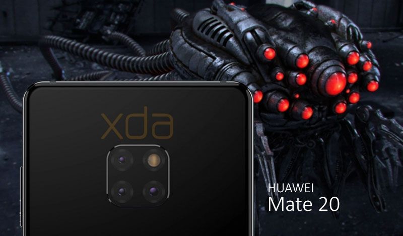 Huawei Mate 20 เปลี่ยนไป.. ลดขนาด notch ลงปรับดีไซน์กล้องหลัง 3 ตัวใหม่