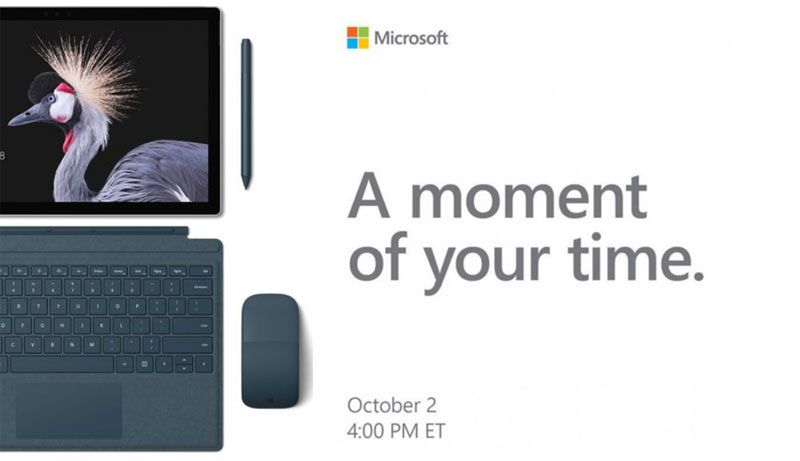 มาอีกเจ้า Microsoft ร่อนบัตรเชิญงานอีเว้นท์ Surface รุ่นใหม่ 2 ตุลาคมนี้